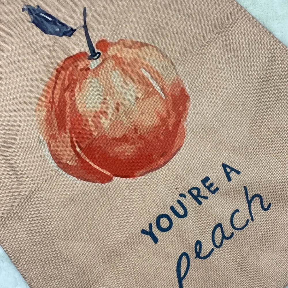✨4🛒 $20 ✨ “You’re a peach” 🍑 wall tapestry print art decor 18:23”